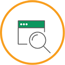 Track where your patients are in the prescription fulfillment process Icon of patient fulfillment process